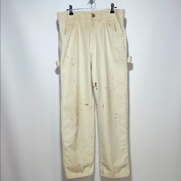 Dickies Cream Chinos Straight-Leg Pants - Picture 1 of 9